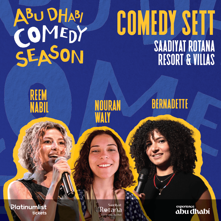 Comedy Sett in Abu Dhabi – Comedy Events Comedy Events Shop Online at Dubai Trades 2