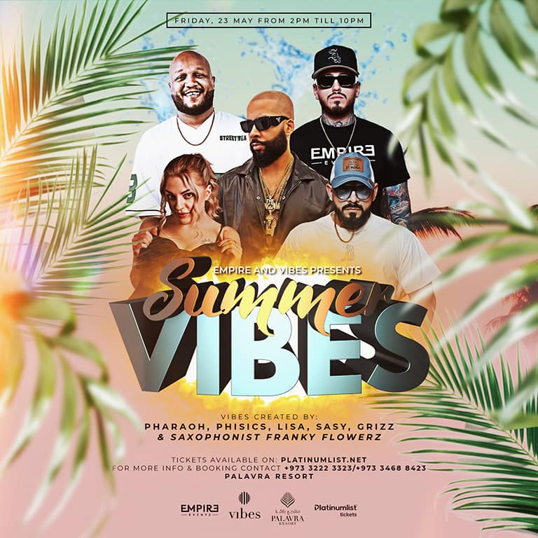 Summer Vibes at Palavra Resort – Nightlife Nightlife Shop Online at Dubai Trades 2