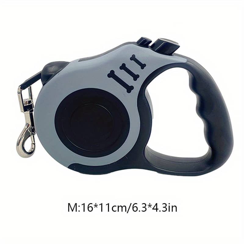 1 Double Retractable Leash Colorful Bone Pattern Dog Nylon Rope Collars, Harnesses & Leashes Shop Online at Dubai Trades 2