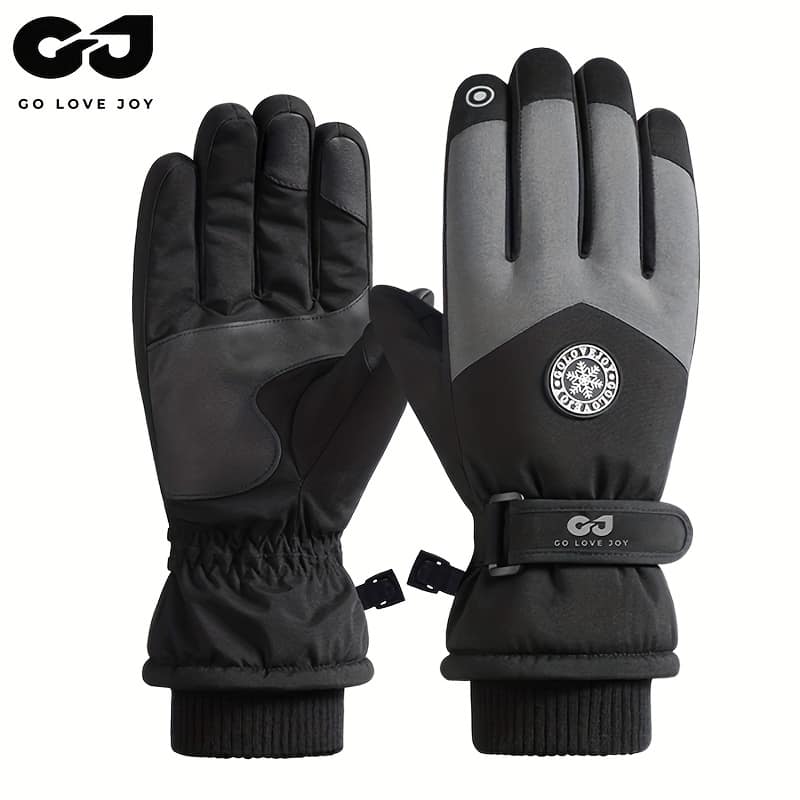 1 Pair Of Outdoor Ski Gloves For Men And Women In Winter, Non-slip And Thickened Warm Cycling Gloves For Touch Screen Accessories Shop Online at Dubai Trades 2