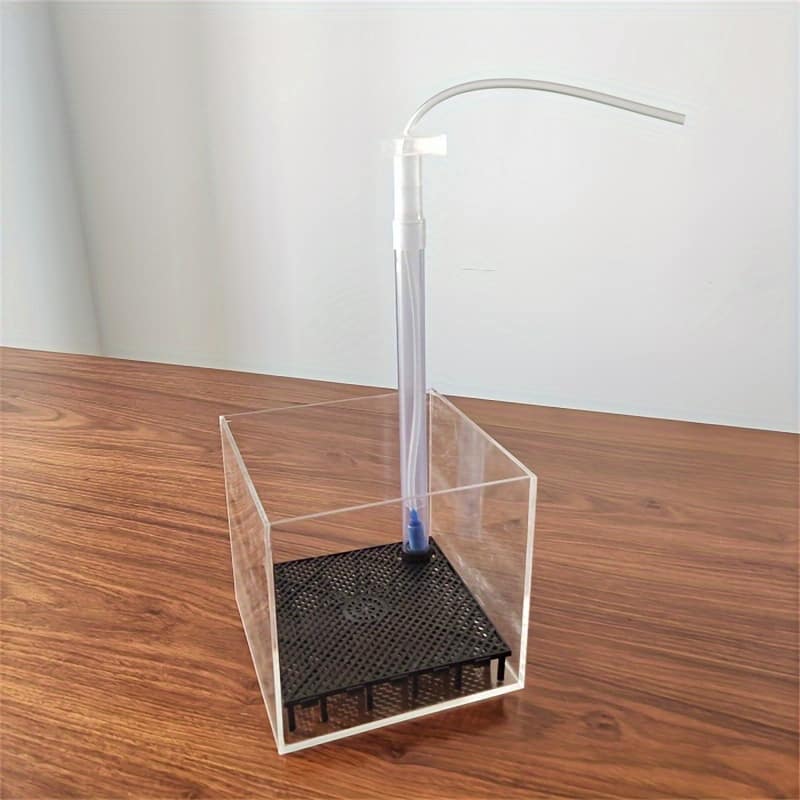 1 Set Clear Transparent Acrylic Shrimp Tank Filter System , Square Seaweed Farming Ugf Box, Under Filter Box For Tank With Plastic Filter Bottom Plate And Plastic Aquarium Pumps & Filters Shop Online at Dubai Trades 2