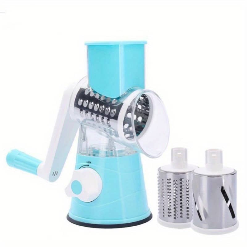 1 Set, Multifunctional 3-in-1 Cheese Grater, Vegetable Slicer, And Fruit Slicer – Manual Food Grater For Potatoes And Vegetables – Kitchen Gadgets For Easy Preparation Cheese Slicers Shop Online at Dubai Trades 2