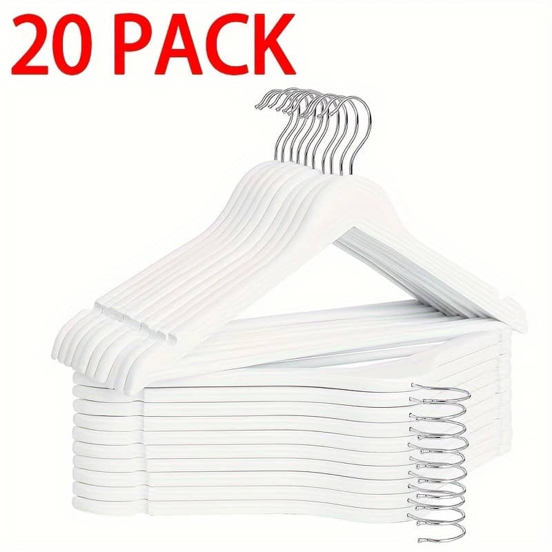 10/20pcs Wooden Clothes Hangers With , Wood Drying Rack For Wardrobes, Bedrooms, Clothing Stores, Household Saving Storage Organizer For Bedroom, Bathroom, Closet, Wardrobe, Home Clothes Hangers Shop Online at Dubai Trades 2