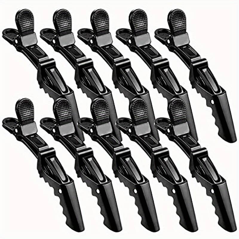10pcs Non-slip Alligator Hair Clips For Professional Hair Styling And Sectioning – Black Beauty & Personal Care Shop Online at Dubai Trades 2