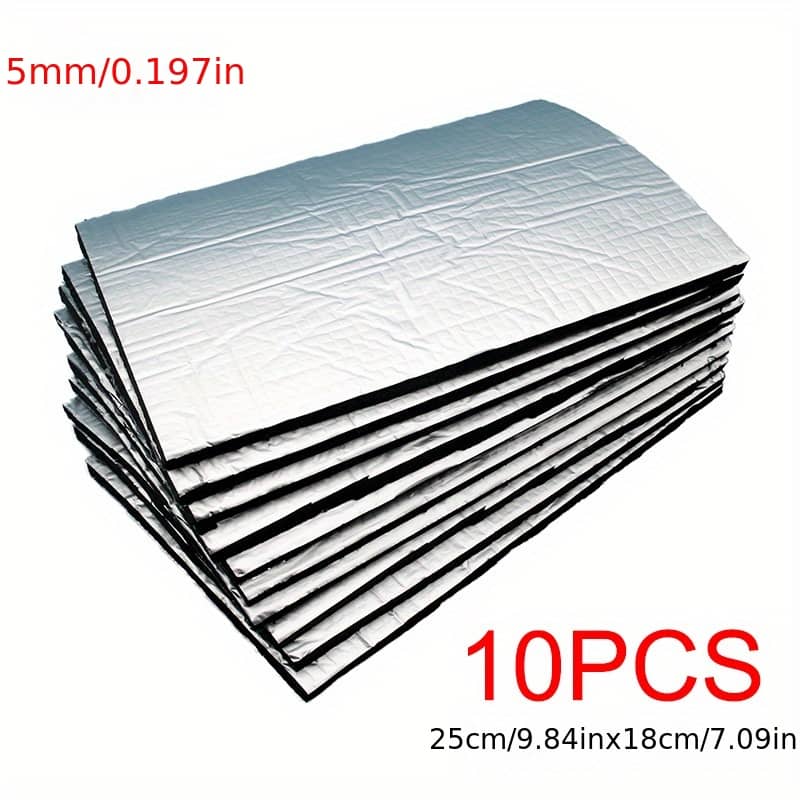 10pcs Rubber Soundproofing Pads, 5mm Thick, For Car And Truck Engine Hood Insulation, And Heat , |coverage Enhancement|waterproof Insulation Automotive Shop Online at Dubai Trades 2