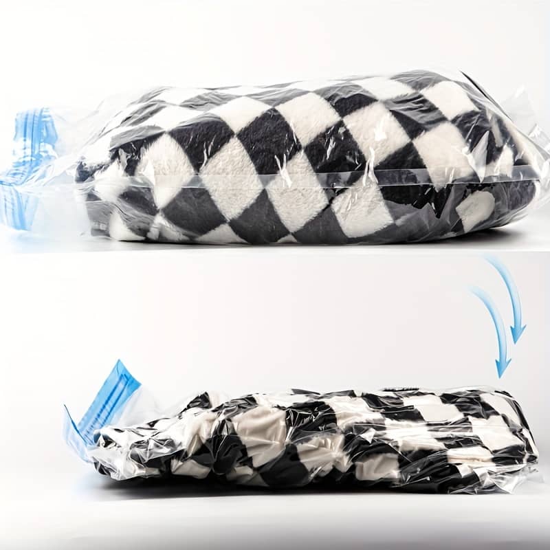 10pcs Space-saving Bags For Travel – No Vacuum Or Pump Needed, Ideal For Luggage & Home Organization, Plastic, Blue Clothing, Shoes & Jewelry Shop Online at Dubai Trades 2