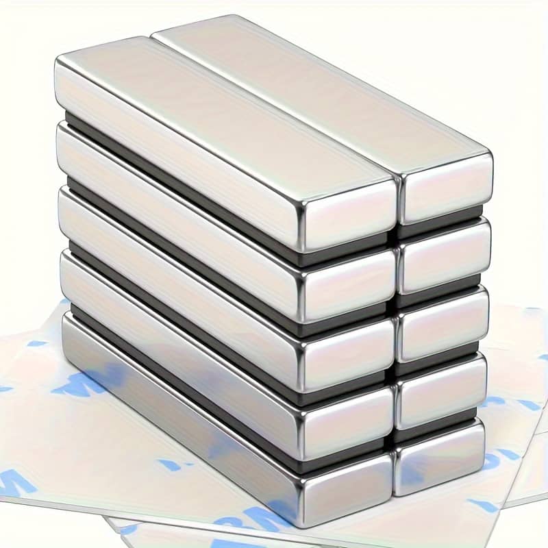 10pcs Square Magnets – For Cabinet Tool Storage, Map, Whiteboard Rectangular Magnetic Bars Business, Industry & Science Shop Online at Dubai Trades 2