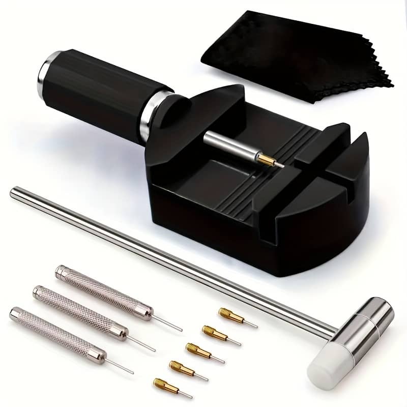 11pcs Removal Tool Kit, Watch Band Tool Strap Chain Pin Remover Repair Tool Kit, For Watch Band Strap Adjustment, Watch Bracelet Sizing And Watch Repair, For Gifts Clothing, Shoes & Jewelry Shop Online at Dubai Trades 2