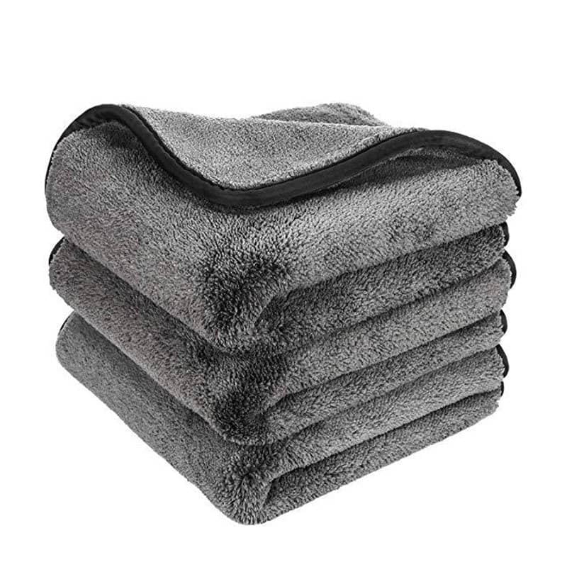 1200gsm Microfiber Car Wash Towel 40x40cm Coral Fleece Car Cleaning Towels Thicken Absorbent Drying Cloth Washing Rags Automotive Shop Online at Dubai Trades 2
