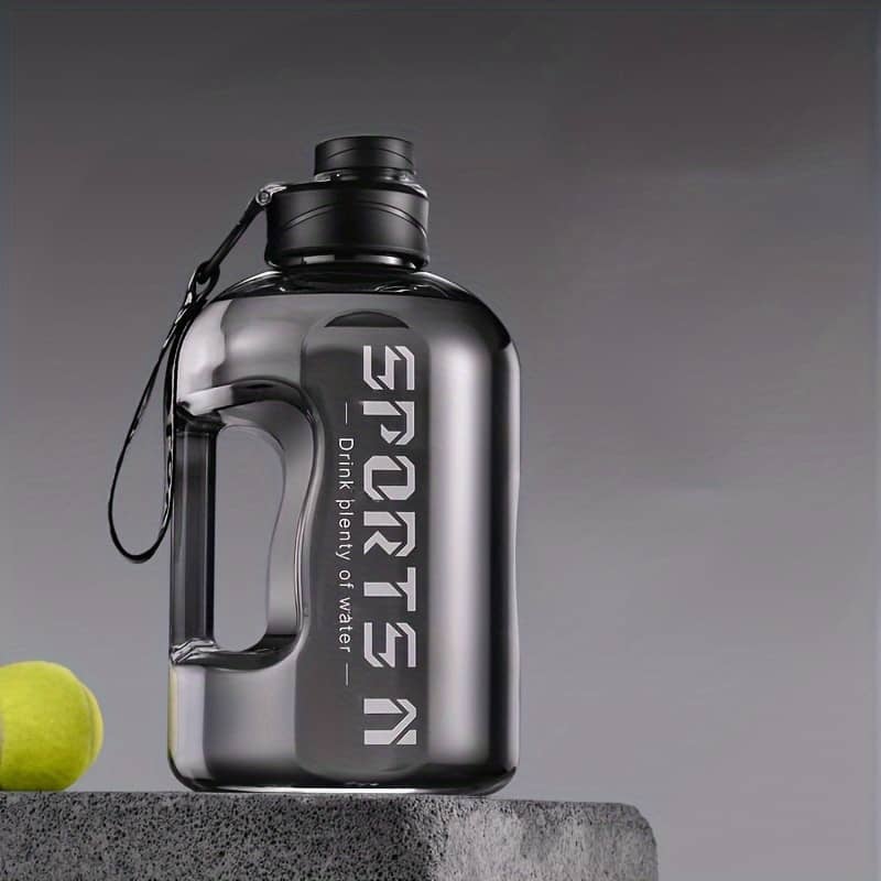 1700ml Large-capacity Sports Water Bottle With Straw – Durable Pc Material, Ideal For Gym, Travel, Camping, Hiking & Fishing Sports & Outdoor Recreation Accessories Shop Online at Dubai Trades 2