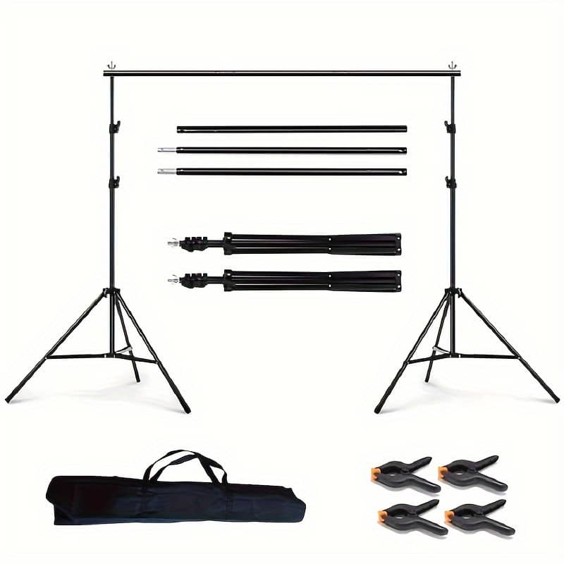 1pc 2*2m Background Rack For Photo Photography With Background Cloth, Photo Props Shooting Bracket Background Support Equipment Shop Online at Dubai Trades 2