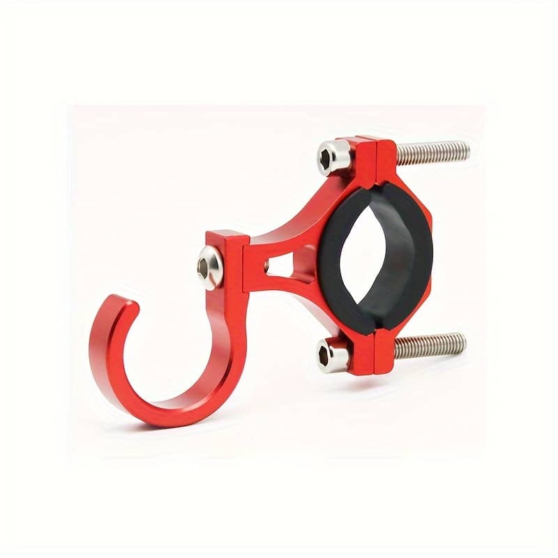 1pc Aluminum Alloy Bike Scooter Hook, Universal Bracket Hook, Electric Bicycle Hanging Accessory, Fits 25-35mm Pipe Diameter, With Scratch Protection Components & Parts Shop Online at Dubai Trades 2