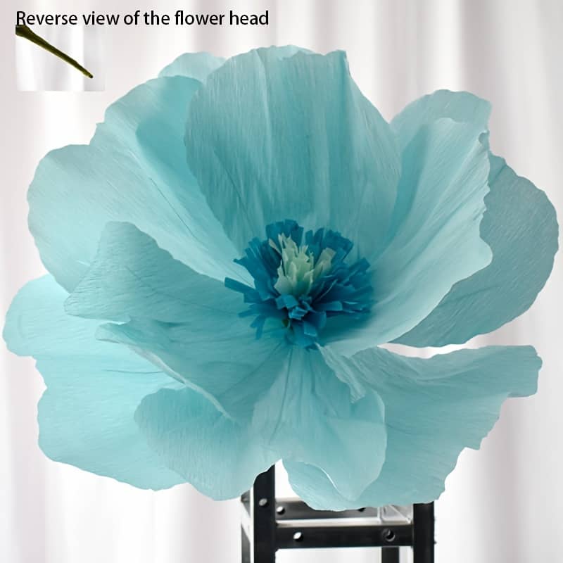 1pc, Big Paper Flower Wedding Props, As Showcase, Shopping Mall, Road Guidance Decoration, Pure Handmade Wrinkles, Paper Art Flowers, Photography Props, Flowers Decorations Shop Online at Dubai Trades 2