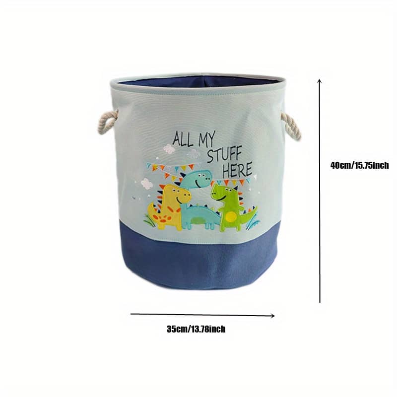 1pc Cartoon Toy Storage Basket, Laundry Basket, Laundry Hamper, Foldable Clothes Storage Bucket Baskets, Bins & Containers Shop Online at Dubai Trades 2