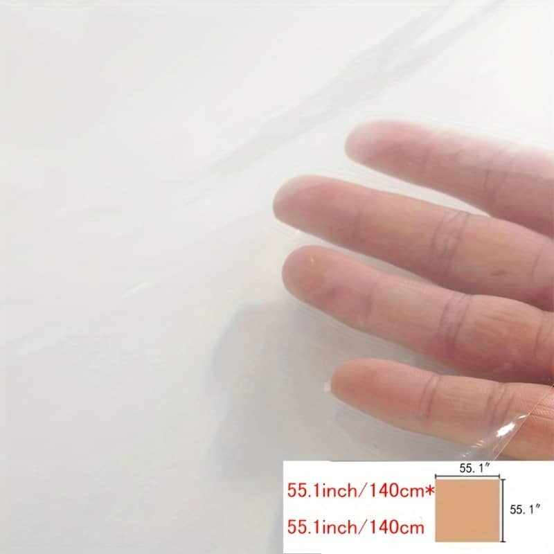 1pc Clear Pvc Tablecloth, Clean, Transparent Table Protector For Dining, Parties & Camping – Versatile Cut-to-size Design For Home & Kitchen Decor Home & Kitchen Shop Online at Dubai Trades 2