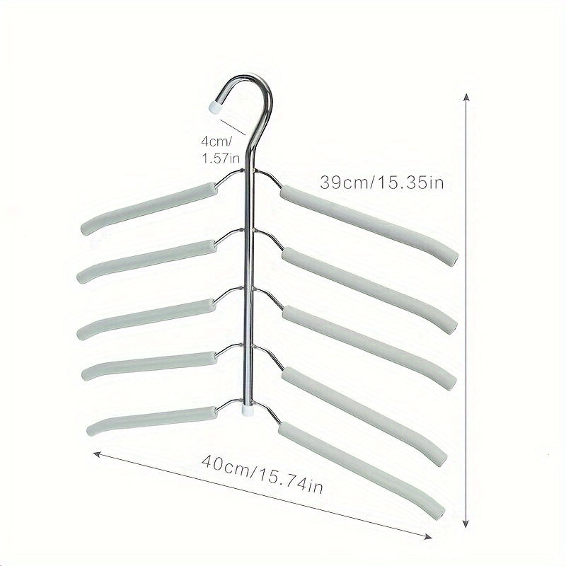 1pc Clothes Hanger, Metal Clothes Drying Rack, Storage And Organization For Wardrobe, Closet, Bedroom Clothes Hangers Shop Online at Dubai Trades 2