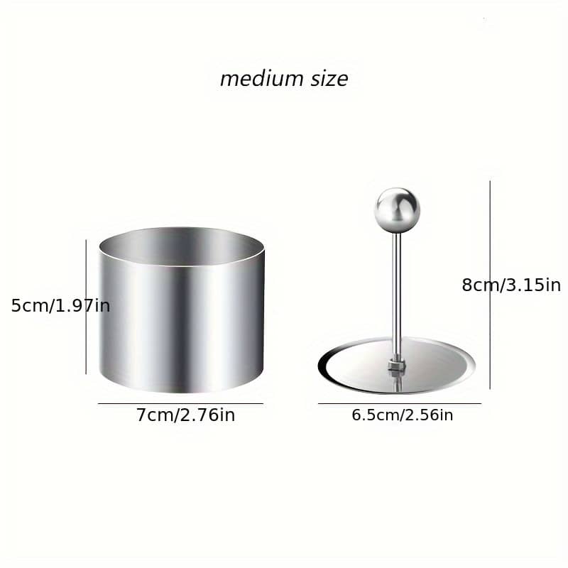 1pc Cold Dish , Stainless Steel Circular Dish , Cake , Suitable For Business, Industry & Science Shop Online at Dubai Trades 2
