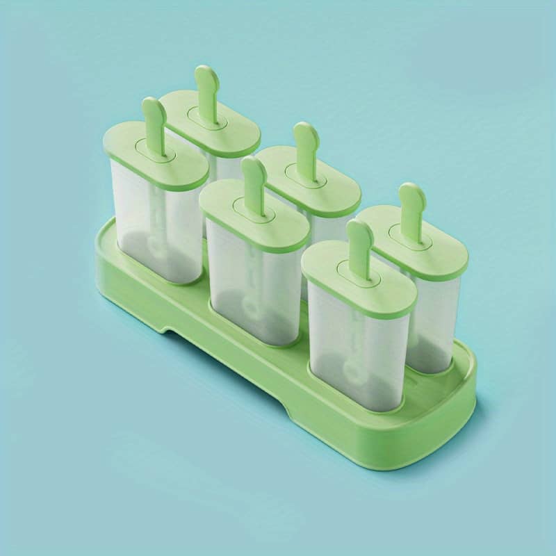 1pc Diy Ice Cream Mold – Homemade , , And Ice Cubes – 6-hole Pack Kitchen Accessories Home & Kitchen Shop Online at Dubai Trades 2