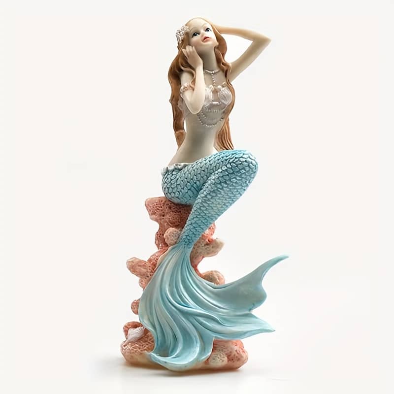 1pc Fish Tank Small Ornament, Mermaid Princess Statue, Aquarium Fish Decoration Aquarium Décor Shop Online at Dubai Trades 2