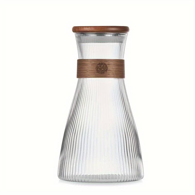 1pc, Glass Cooler Water Bottle High Temperature Resistant Large Capacity Beverage Jug For Cold Drinks Fits In Fridge Outdoor Camping Drinkware 54.11oz Camp Kitchen Shop Online at Dubai Trades 2