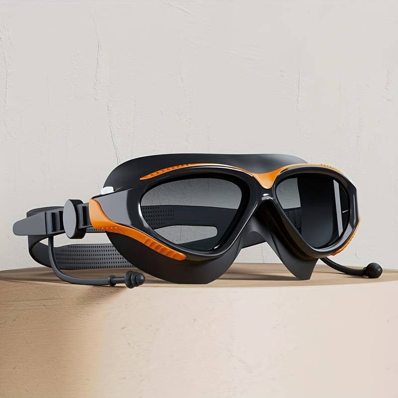 1pc Goggles – Waterproof & , High-definition Large Frame Swimming Glasses For Men And Women, Pvc Material, Professional Use, Goggles | Large Frame Goggles | Swim Gear, Swim Goggles Goggles Shop Online at Dubai Trades 2