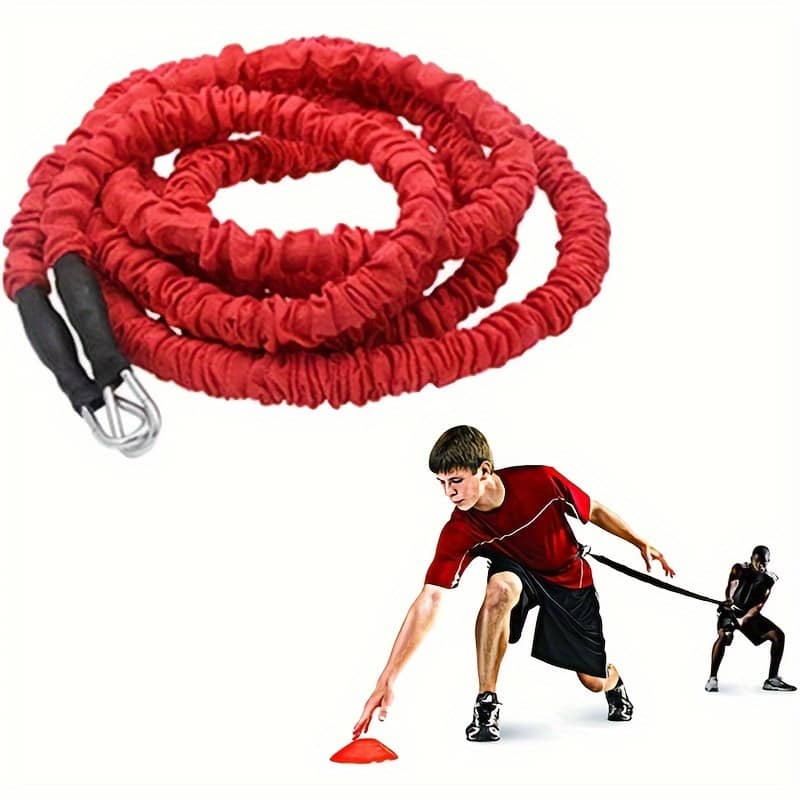 1pc Heavy-duty Spandex Resistance Training Rope With Feature – Explosive Force Bounce Physical Training For , , And Strength Improvement Exercise & Fitness Shop Online at Dubai Trades 2
