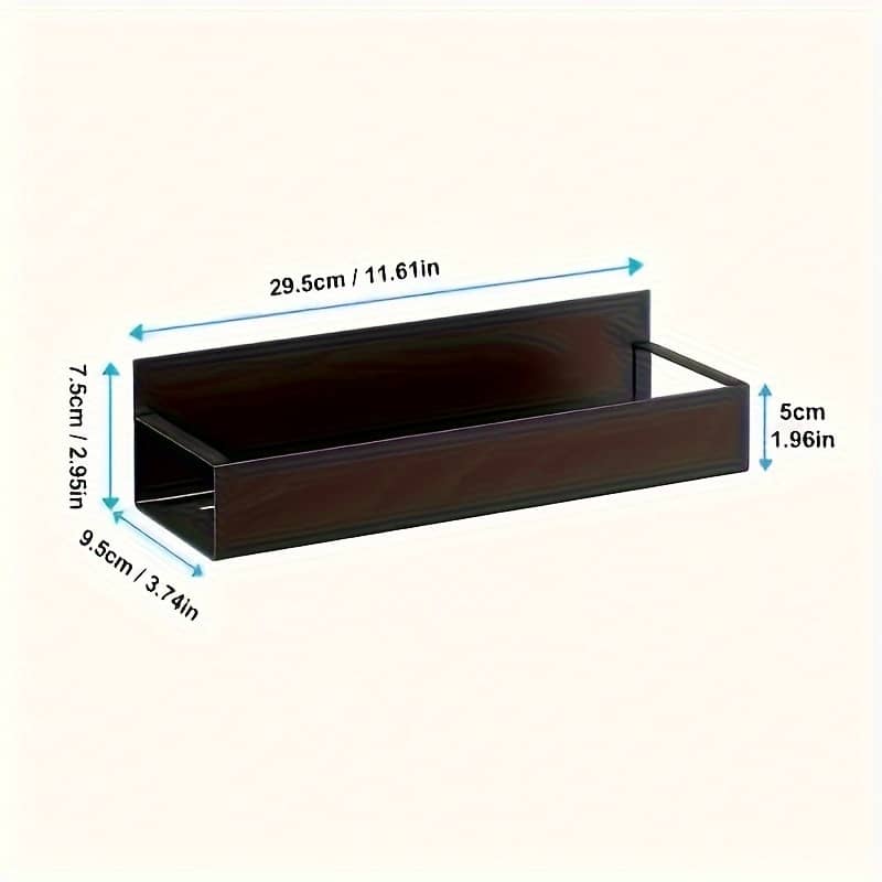 1pc Magnetic Wall-mounted Storage Rack – No-drill, For Kitchen, Bathroom & Laundry Room Organization Appliances Shop Online at Dubai Trades 2
