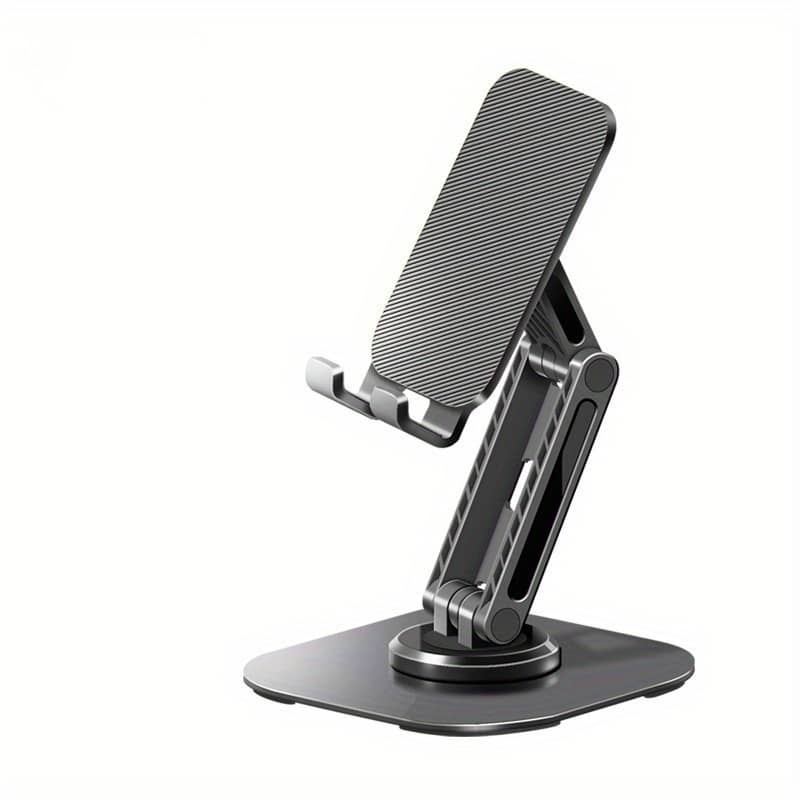 1pc Metal Phone & Tablet Stand – Adjustable, Foldable, And Rotatable Desktop Holder For Live Streaming, Online Classes, And Use Accessories Shop Online at Dubai Trades 2