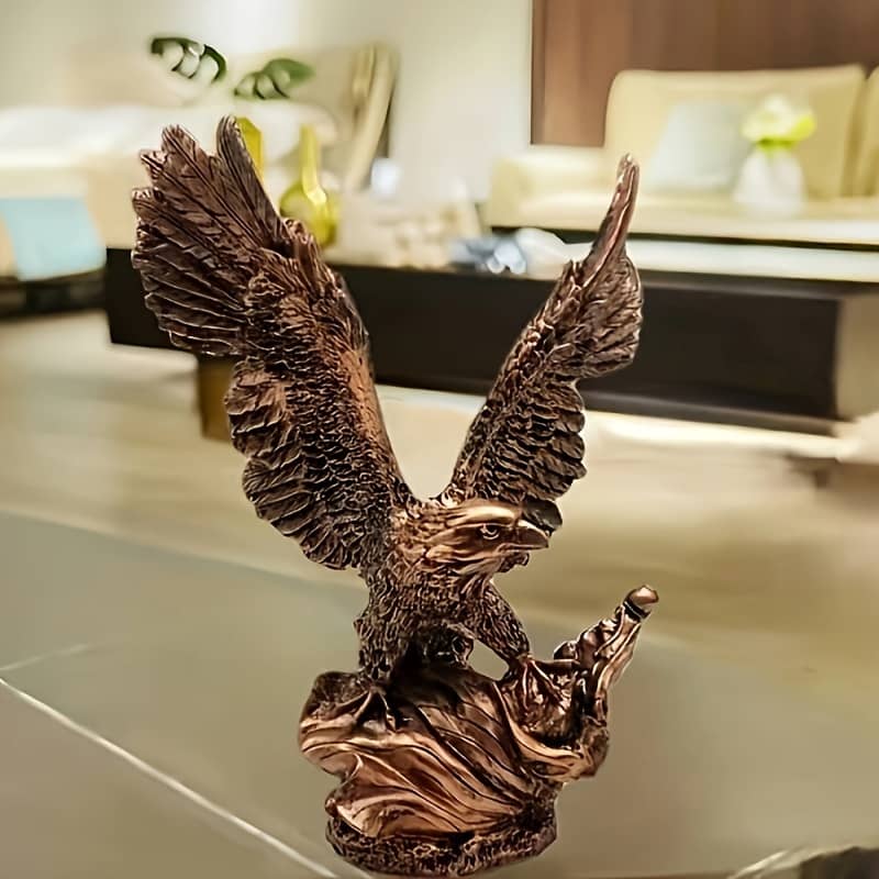 1pc Modern Resin Eagle Decoration, Home/living Room/study Decoration, For Room Decoration, Modern Eagle Home Resin Decoration, Add To Your Home. Collectible Figurines Shop Online at Dubai Trades 2