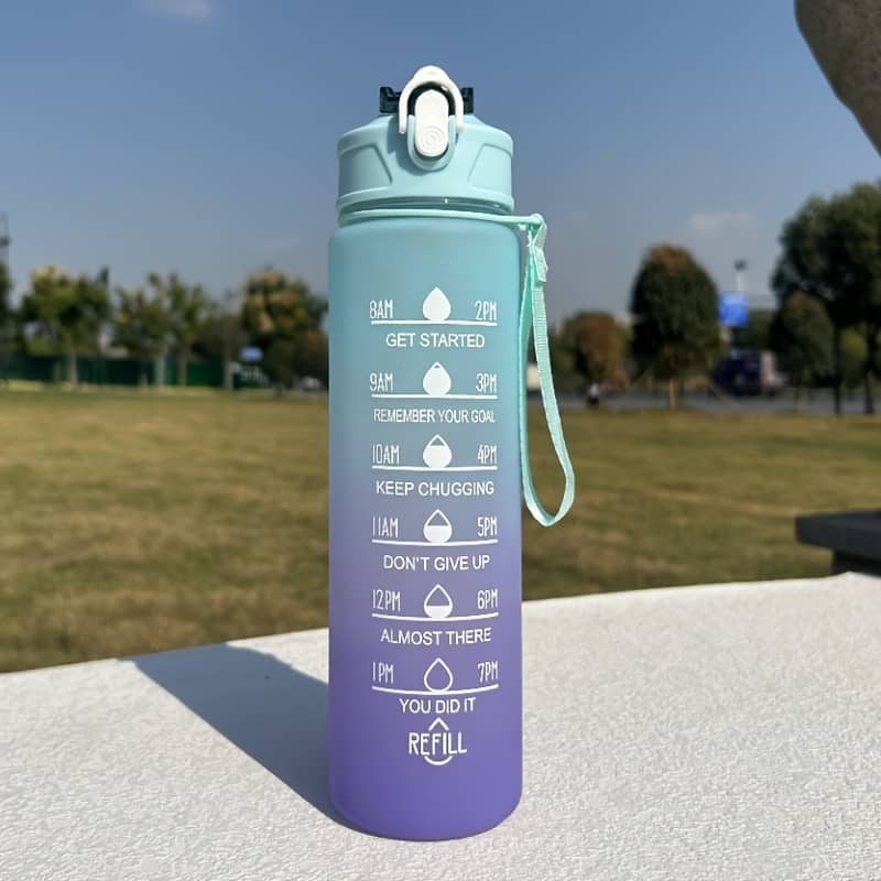 1pc, Motivational Water Bottle, 750ml/25oz Bpa Bottles, Sports Water Cups, Portable Drinking Cups, Summer Drinkware, For Outdoor Camping, Hiking, Fitness, Birthday Gifts Home & Kitchen Shop Online at Dubai Trades 2