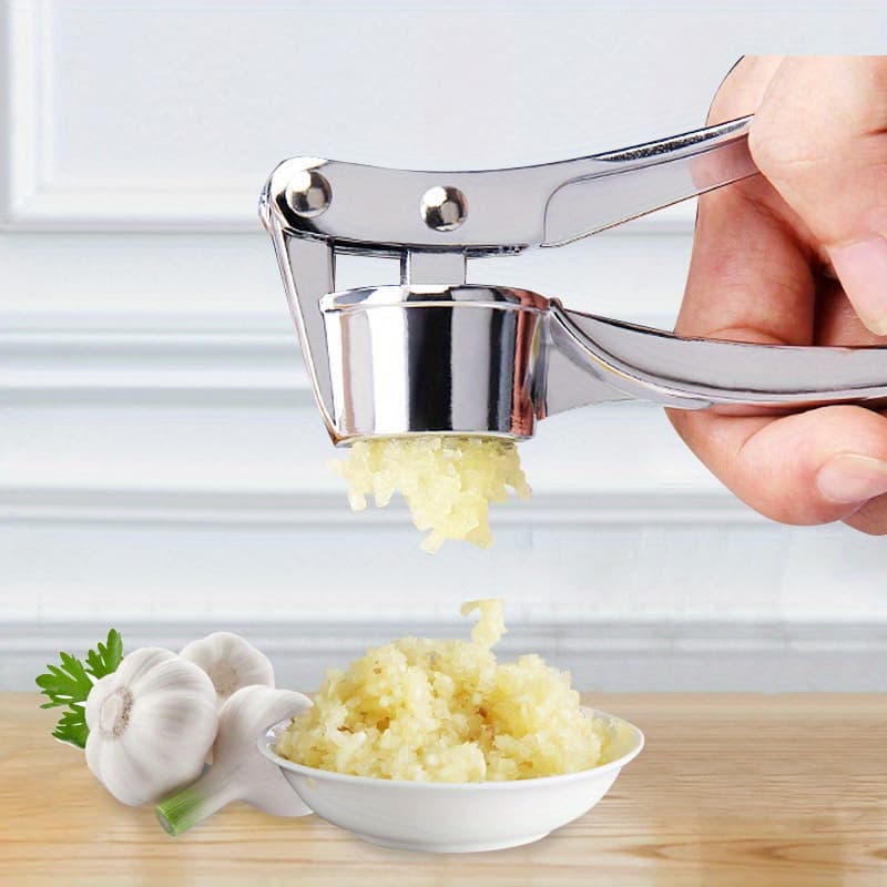 1pc Premium Stainless Steel Garlic Press – Chopper And Ginger Crusher, Easy To Clean Kitchen Tools, Garlic Chopper For Daily Cooking Garlic Presses Shop Online at Dubai Trades 2