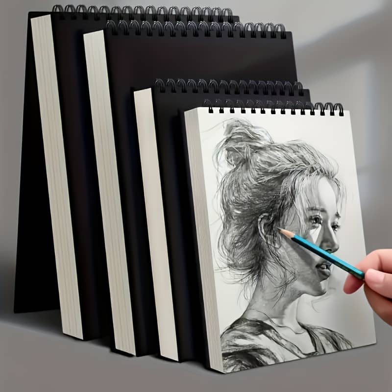 1pc Spiral-bound Sketchbook – 30 Acid-free Sheets For Artistic Drawing & Painting, Ideal For Beginners & Artists, Perfect As A Halloween/christmas Gift, Painting Art Supplies Art Paper Shop Online at Dubai Trades 2