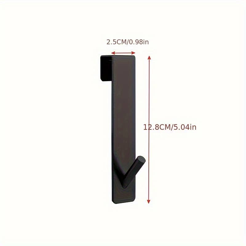 1pc Stainless Steel Door Shower Door Back Shower Towel Rack, Bathroom Bathrobe Hanger, Holder Hooks Hardware Shop Online at Dubai Trades 2