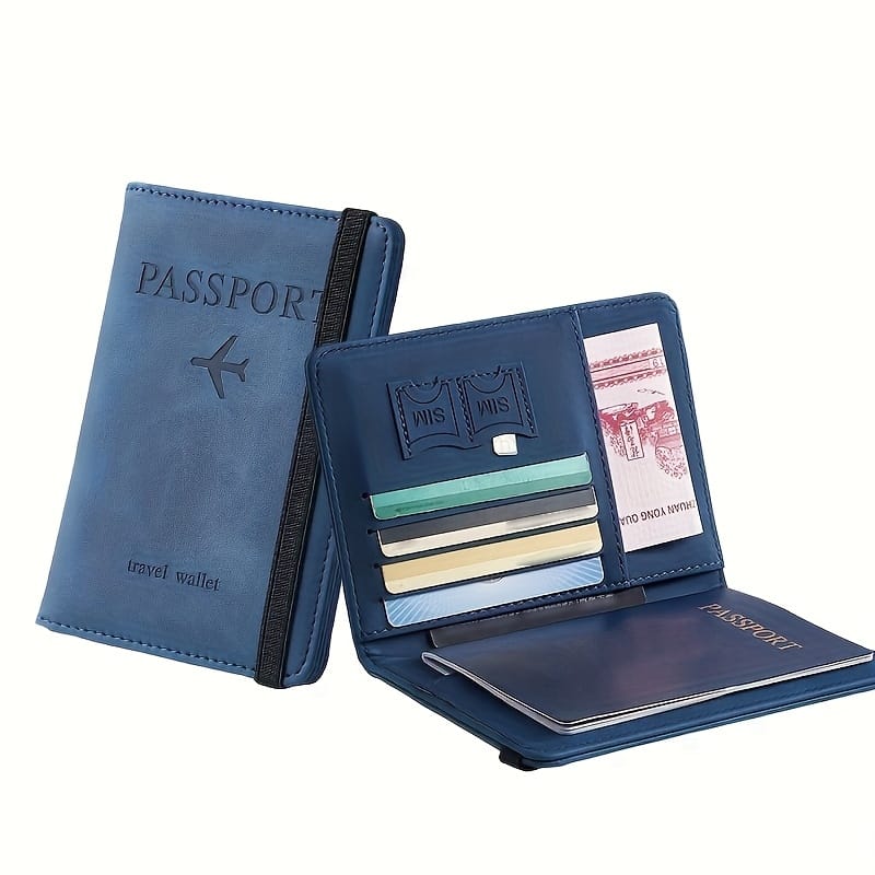 1pc Stylish Rfid Passport Holder With Multi-functional Travel Wallet And Cute Card Holder Clothing, Shoes & Jewelry Shop Online at Dubai Trades 2