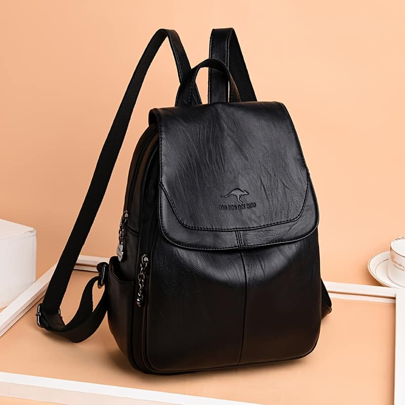 1pc Stylish Soft Women’s Backpack – Large Capacity, Lightweight With Adjustable Straps, Black, Daily Commute & Student Use, Backpack For Travel Backpacks Shop Online at Dubai Trades 2