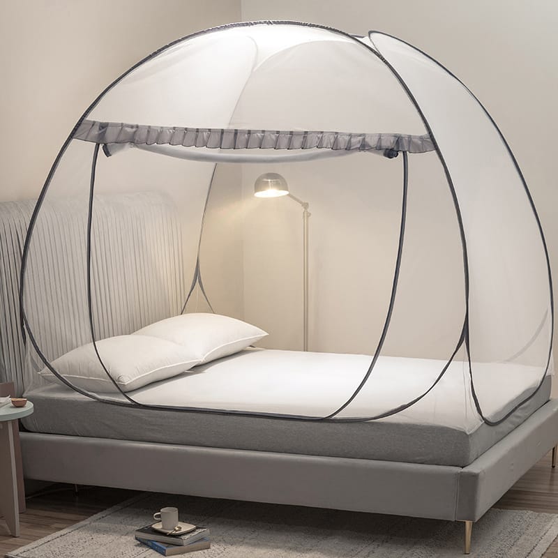1pc Summer Outdoor Mosquito Net – Easy Setup, U-shaped Zipper, Anti-fall, Portable, And Sitting Bed Use – Ideal For Camping, Gardens, And Patios Bed Canopies & Drapes Shop Online at Dubai Trades 2
