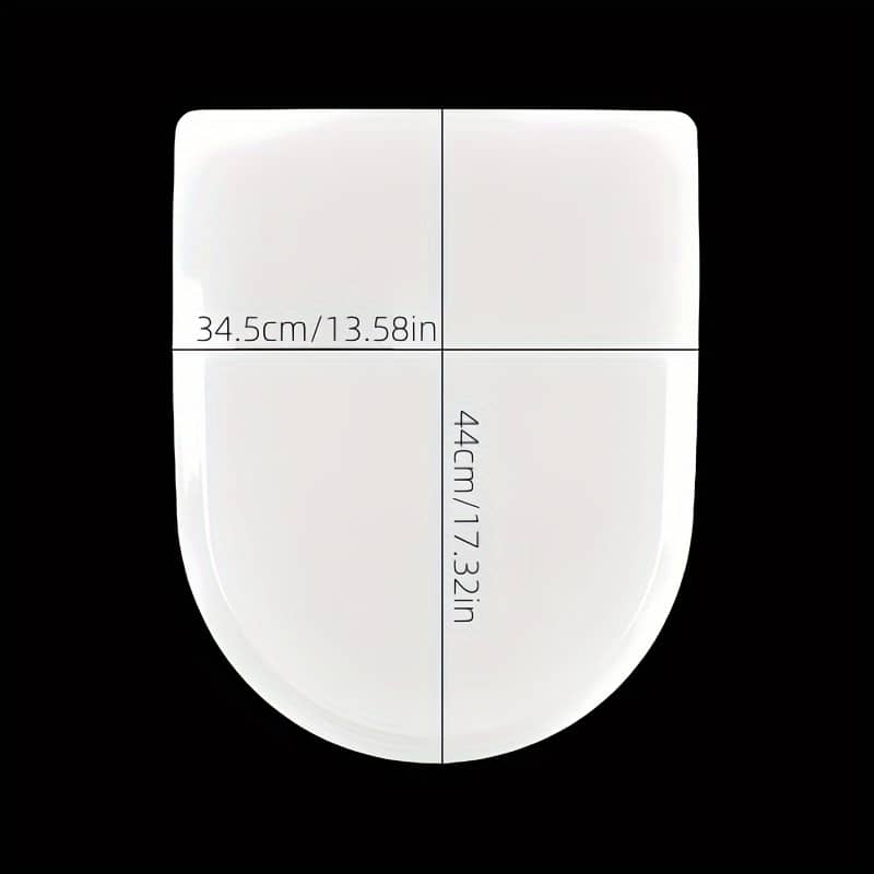 1pc Universal Medium U Toilet Lid, Sitting Lid, Seat Cushion Cover Plate Accessories, Vintage Toilet Ring Bathroom Fixtures Shop Online at Dubai Trades 2