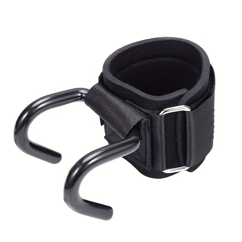 1pc Weightlifting Grip Hook, Pull-up Auxiliary Wrist Band With Hook, Weightlifting Hook, Hard Pull Booster For Dumbbell & Horizontal Bar Exercise & Fitness Shop Online at Dubai Trades 2