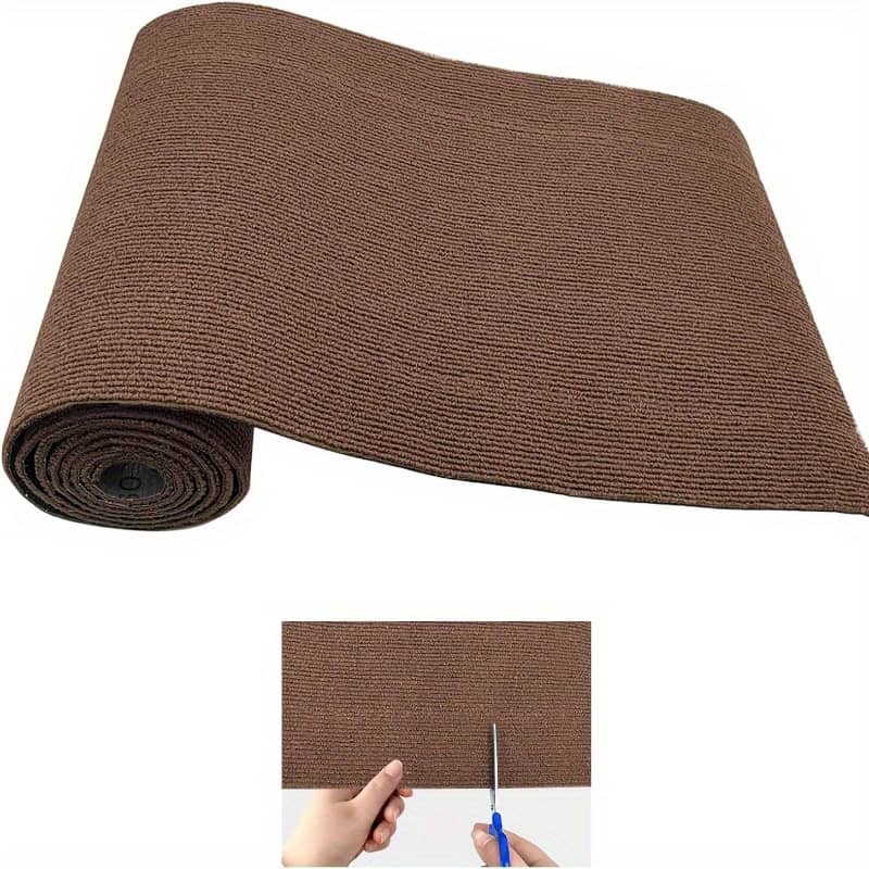 1pc Whiskerwonders Self-adhesive Cat Scratching Pad, Polyester Diy Furniture Protector For Sofa/couch, Step & Climbing Frame, Pre-assembled Replacement Parts For Cat Post Beds & Furniture Shop Online at Dubai Trades 2