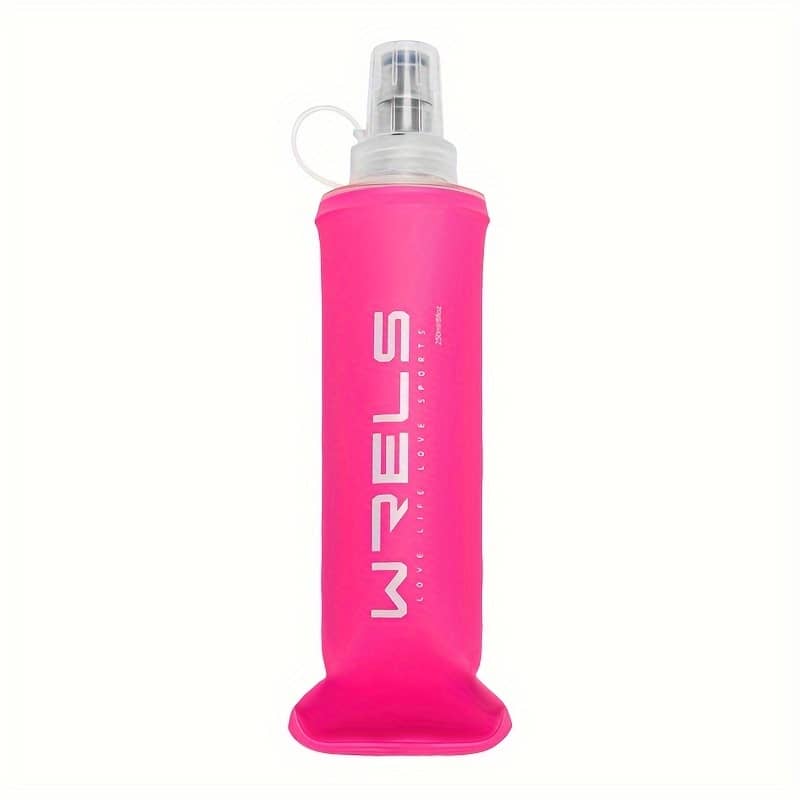 1pc Wrels Collapsible Tpu Water Bottle With Silicone Nozzle, Bpa-free, Leak-proof, Lightweight For Outdoor Sports, Cycling, Hiking, Fitness Sports & Outdoor Recreation Accessories Shop Online at Dubai Trades 2