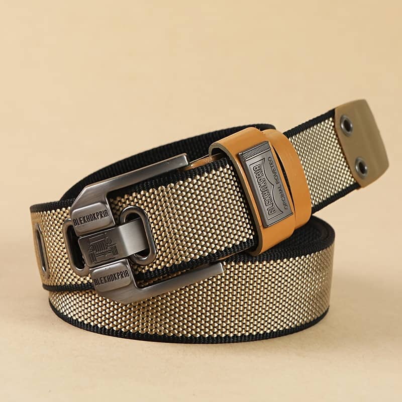 1pcs Men’s Casual Canvas Strap With Alloy Pin Buckle, , Durable And Flexible, Large Sized, Ideal Gift For Father, , Boyfriend, Accessories Shop Online at Dubai Trades 2