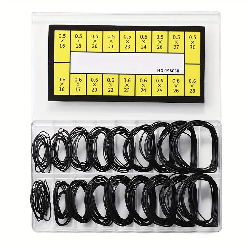 200pcs Waterproof Silicone Watch O-rings, 0.5mm & 0.6mm Sizes, Rubber Back Cover Gaskets With Clear Organizer Case – Essential For Watch Repair & Maintenance, Waterproof Watch Clothing, Shoes & Jewelry Shop Online at Dubai Trades 2