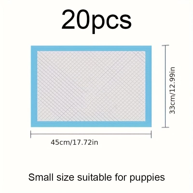 20/50pcs Of Pet Pee Pads, Highly Absorbent Pads For Small Dogs—making Your Pet’ Cleaner And More Comfortable! Specifically Designed For Puppies. Disposable Training Pads Shop Online at Dubai Trades 2