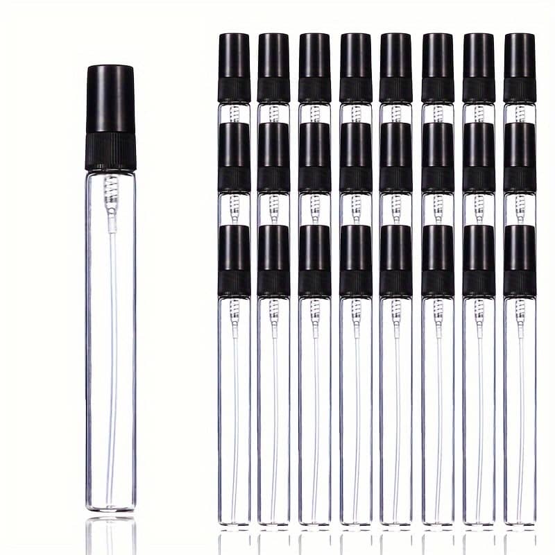 25pcs 10ml Glass Perfume Atomizer Spray Bottles – Refillable, Pump-style, Travel-friendly & Odorless Beauty & Personal Care Shop Online at Dubai Trades 2