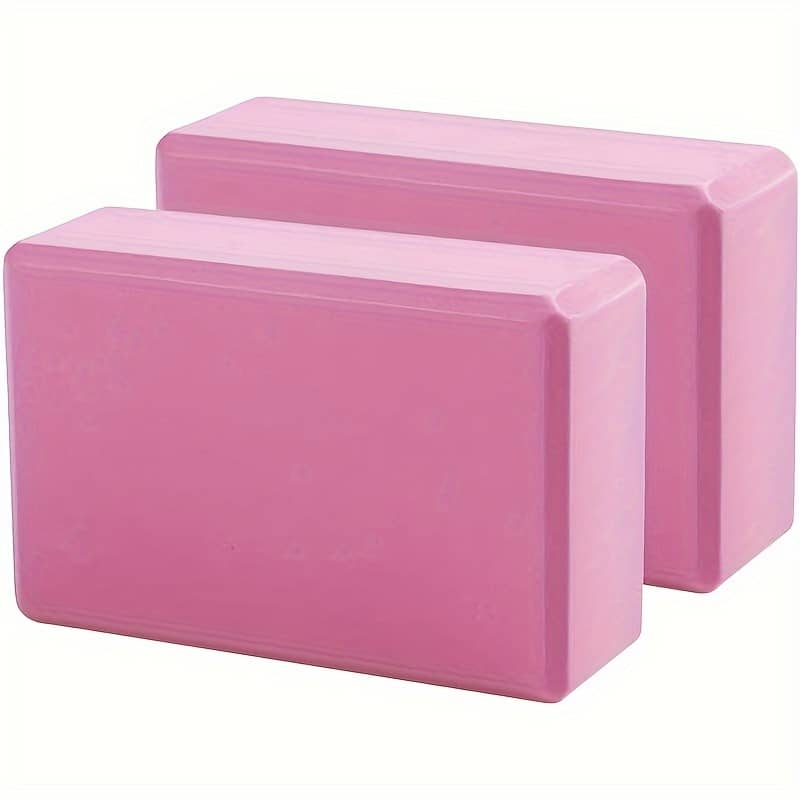 2pcs High-density Eva Yoga Bricks For Enhanced , Pilates & Stretching – Ideal For Home Gym & Training Blocks Shop Online at Dubai Trades 2