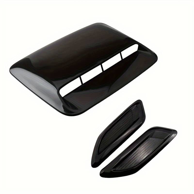 3pcs Abs Car Hood Ventilation Scoop, Faux Air Intake Cover, Decorative Engine Hood Vent For Car Body Armor Modification Automotive Shop Online at Dubai Trades 2