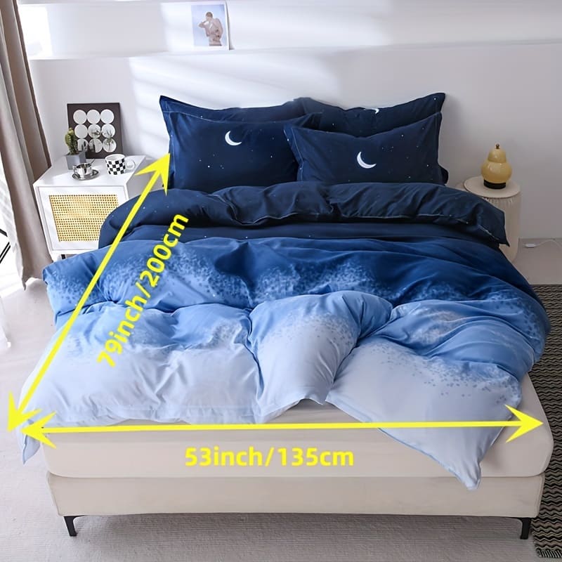 3pcs Duvet Set, Print Bedding Set, Comfortable Duvet , For Bedroom, (1*duvet + 2*pillowcase, Without ) Bedding Shop Online at Dubai Trades 2