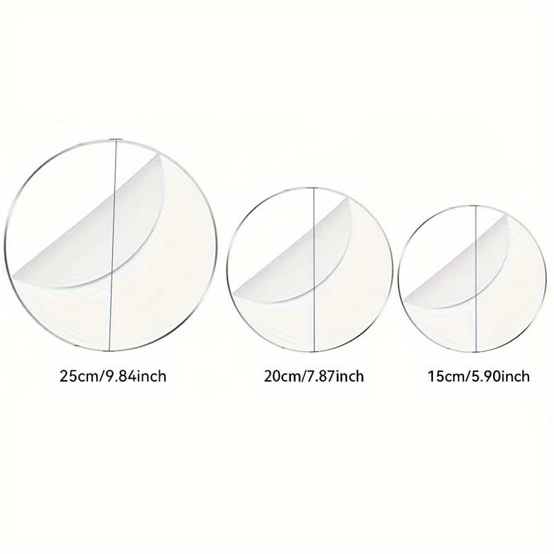 3pcs Round Cake Plates Acrylic Boards Multifunctional Cake Tools Cream Trimming Cake Decoration Discs Birthday Parties Cake Bakeware Kitchen Accessories Cake Decorating Supplies Shop Online at Dubai Trades 2