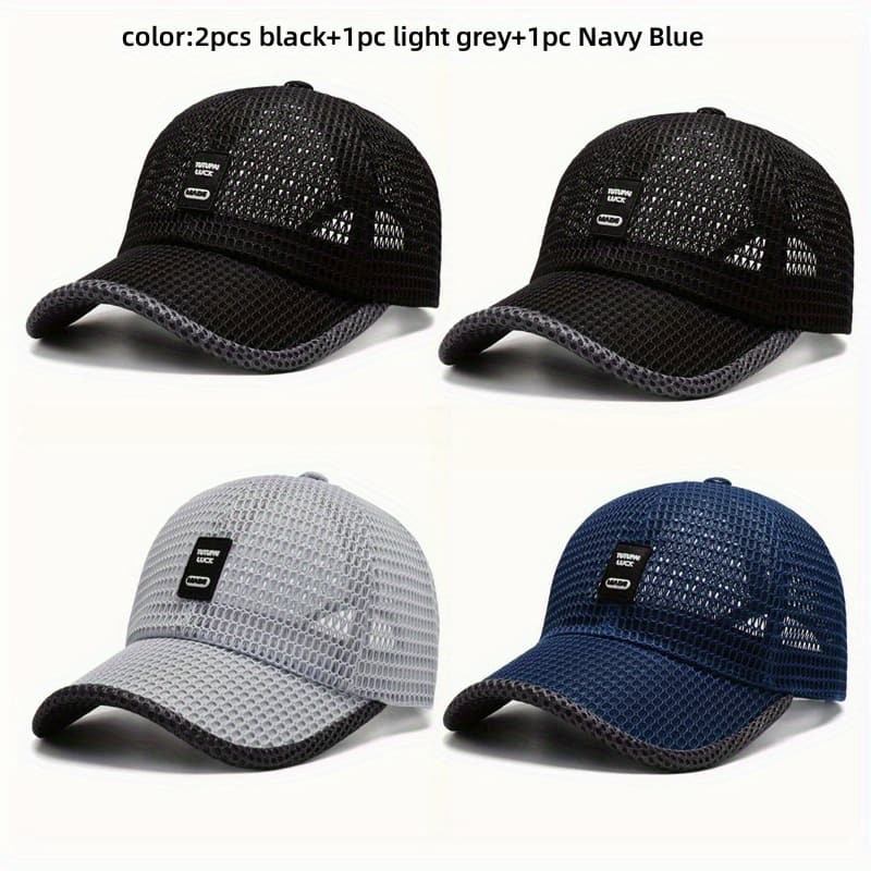 4-pack Men’s Summer Mesh Baseball Caps, Breathable Schiffy Trucker Mesh Hats, Sun Protection Dad Hats For Outdoor Activities, Stylish Snapback With , Hand Wash Only Clothing, Shoes & Jewelry Shop Online at Dubai Trades 2