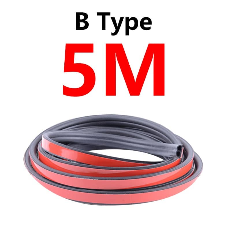 5 Meter/196in Type Silence Rubber Seal Strip Shape Soundproof Waterproof Door Rubber Car Door Edge Sound Proof Strip Protector Automotive Shop Online at Dubai Trades 2